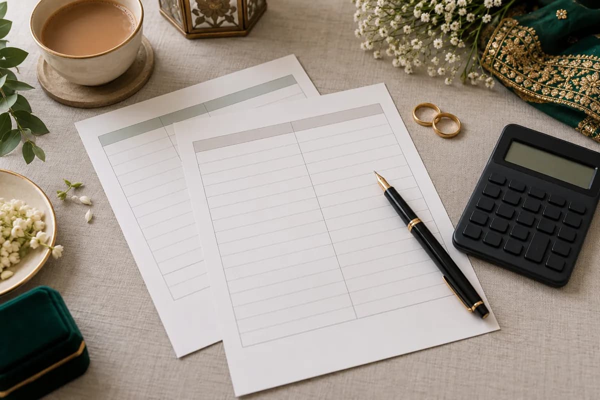 Illustrative comparison of ceremony expenses and document-service costs