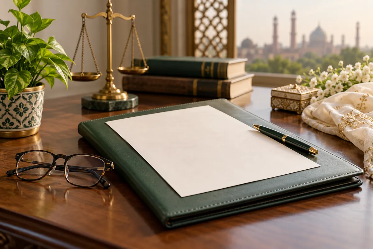 Clearing the Path to Court Marriage in Pakistan — illustrative document preparation photograph