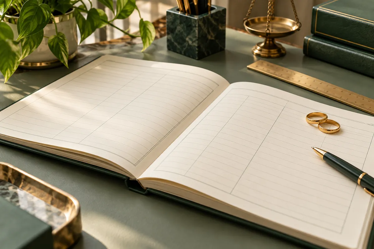 Court Marriage in Pakistan: Detailed Nikah Nama Guide — illustrative document preparation photograph