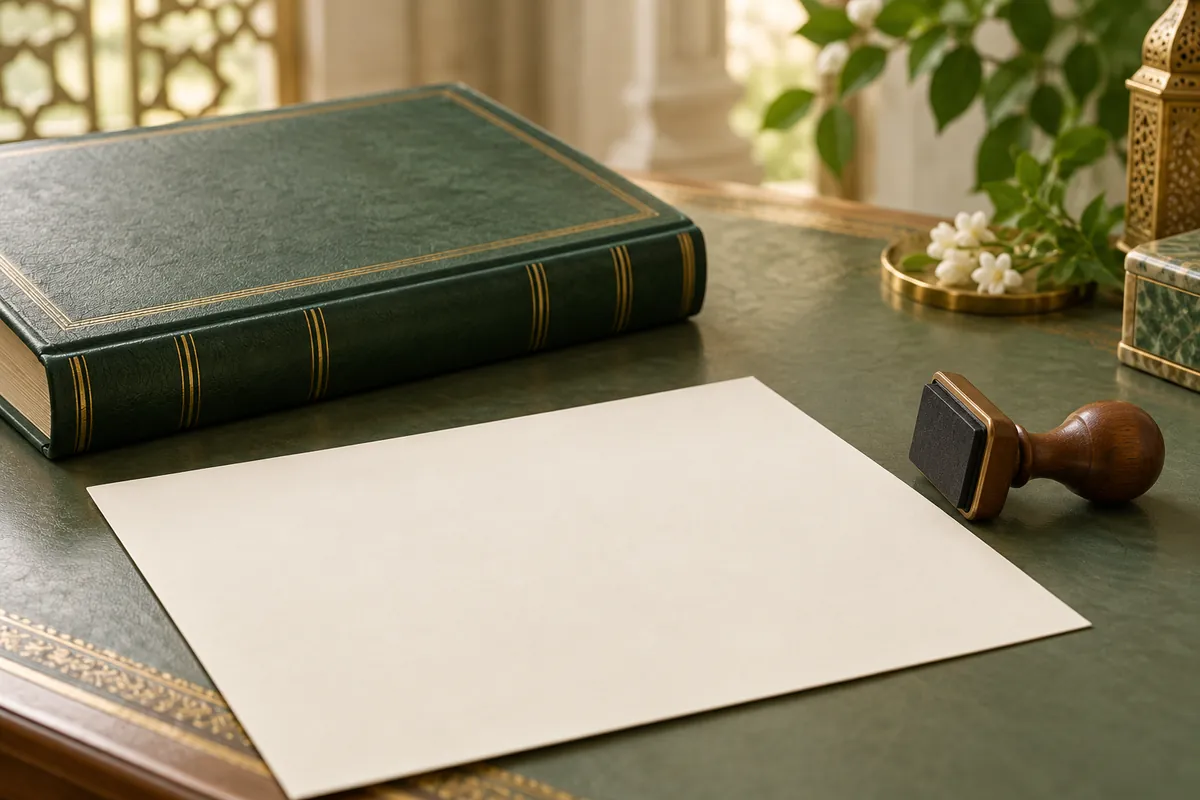 NADRA Marriage Registration Service in Pakistan — illustrative document preparation photograph