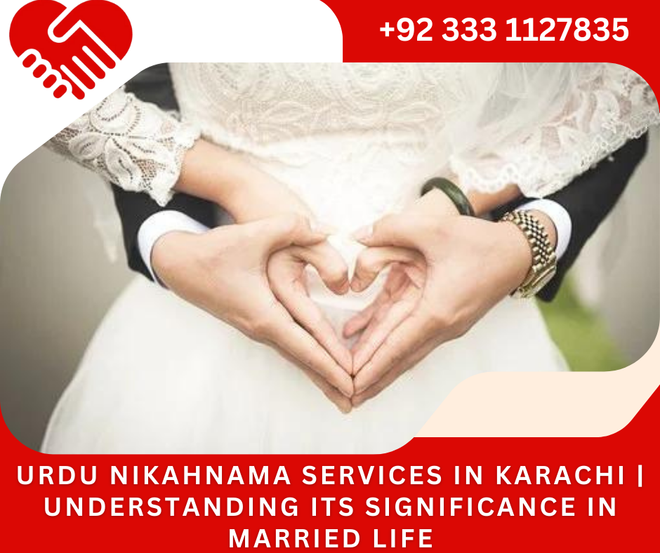 Urdu NikahNama Services Karachi