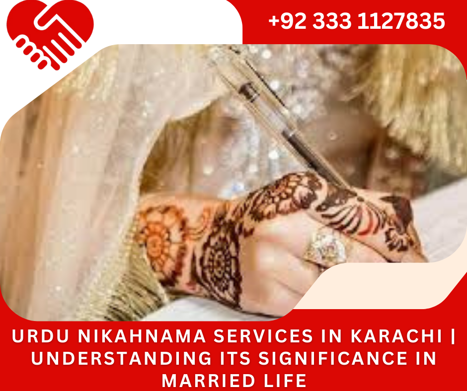 Urdu NikahNama Services Karachi
