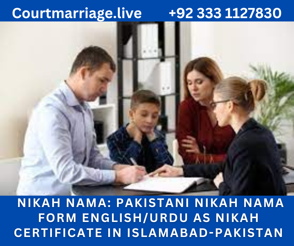 Nikah Certificate in Islamabad
